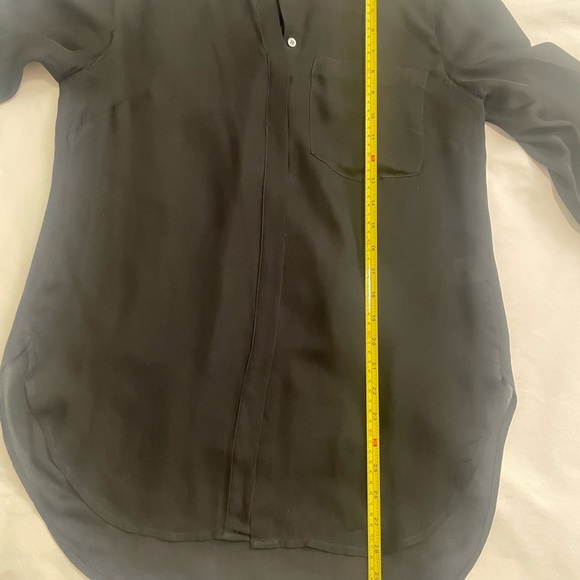 J Crew size 6 silk tunic blouse - Picture 9 of 10